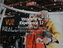 Tablet Screenshot of experience12.com